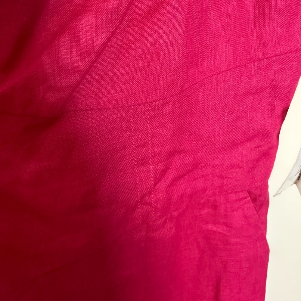 NWOT SALONI Rachel Pink wide leg Jumpsuit in Bright Berry
Linen - Picture 8 of 8